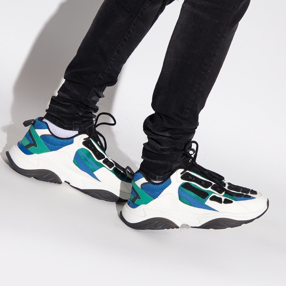 AMIRI Blue and Green Men's Sneakers